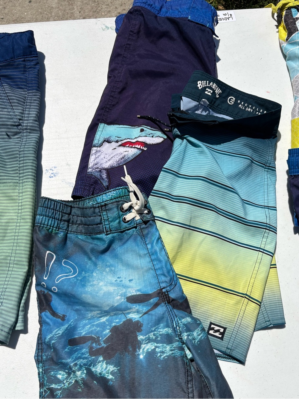 Boys' Swim Trunks - Mixed Styles Set of 3